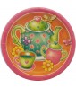 Happy Birthday 'Tea For You' Large Paper Plates (8ct)