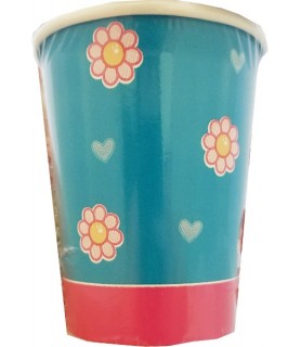 Happy Birthday 'Tea For You' 9oz Paper Cups (8ct)