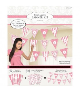 Engagement Bridal and Anniversary Personalized Banner Kit (144pcs)
