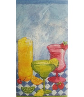 Summer 'Margaritas and More' Guest Napkins 3 Ply (16ct)
