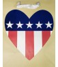 USA Foil Heart Large Gift Bag (1ct)