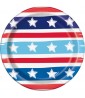 4th of July 'Bright Stars and Stripes' Small Paper Plates (8ct)