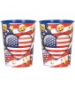 4th of July Emoji Reusable Keepsake Cups (2ct)