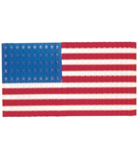4th of July 'Stars and Stripes' Honeycomb Flag Drop Decoration (1ct)