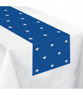 4th of July Stars Fabric Table Runner (1ct)