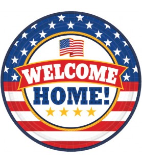 Welcome Home 'American Pride' Small Paper Plates (18ct)