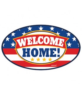 Welcome Home 'American Pride' Large Car Magnet (1ct)