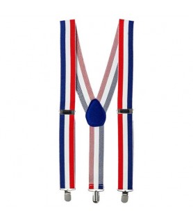 4th of July Patriotic Stripes Suspenders (1 set)