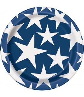 4th of July 'Stars and Stripes' Small Paper Plates (8ct)
