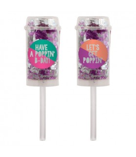 Birthday 'Young and Fab' Push Up Confetti Popper (2ct)