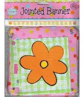 Happy Birthday 'Tea For You' Jointed Banner (1ct)