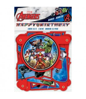 Avengers Happy Birthday Jointed Banner (1ct)