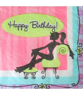 Adult Birthday 'Forever Young' Small Napkins (16ct)