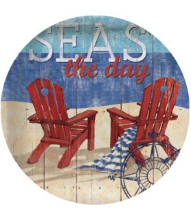 Summer 'Beach Bums' Small Paper Plates (8ct)