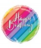 Happy Birthday 'Balloon and Rainbow Birthday' Foil Mylar Balloon (1ct)