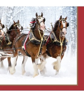 Happy Birthday 'Budweiser Clydesdales' Lunch Napkins (16ct)