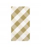 Gold Gingham Paper Guest Napkins (16ct)