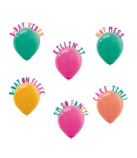 Happy Birthday 'Young and Fab' Balloon Decorating Kits (6ct)