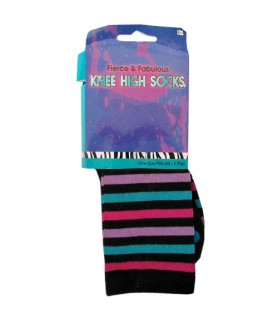 Stripes and Polka Dots Knee High Socks (1 pair)