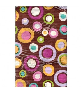 Eco 'Cocoa Dots' Paper Table Cover (1ct)