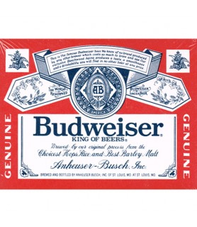 Happy Birthday 'Budweiser' Invitations w/ Envelopes (8ct)