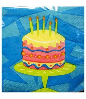 Happy Birthday 'Birthday Wow' Small Napkins (16ct)
