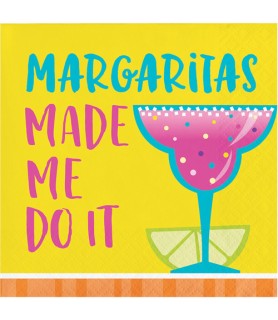 Adult Birthday 'Cocktail Fun Margaritas' Small Napkins (16ct)
