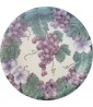 Happy Birthday 'Vintage Grapes' Extra Large Paper Plates (8ct)