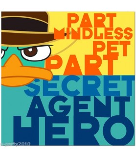 Phineas and Ferb 'Agent P' Lunch Napkins (16ct)