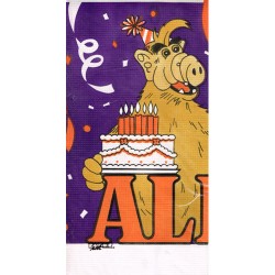 ALF SMALL PAPER PLATES 8 ~ Birthday Party Supplies Vintage Cake Dessert Sitcom 