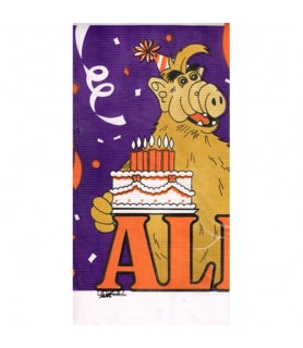 Alf Vintage 1987 Purple Paper Table Cover (1ct)