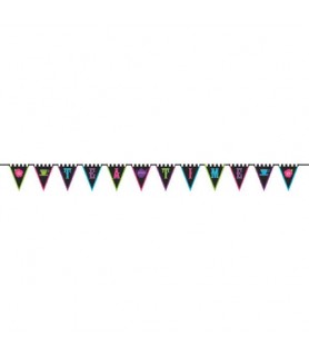 Mad Hatter Tea Party Fabric Flag Banner (10ft)