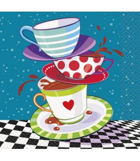 Mad Hatter Tea Party Small Napkins (16ct)