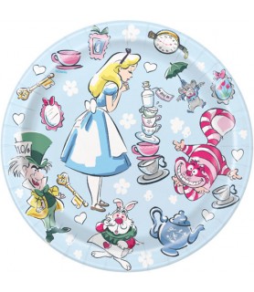 Alice in Wonderland Small Paper Plates (8ct)