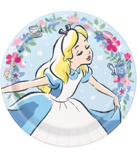Alice in Wonderland Large Paper Plates (8ct)