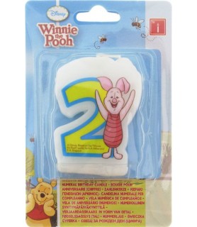 Winnie the Pooh 'Alphabet' 2nd Birthday Cake Candle (1ct)