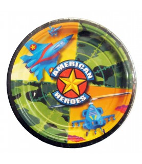 American Heroes Large Paper Plates (8ct)