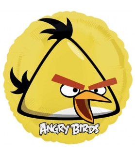 Angry Birds Yellow Foil Mylar Balloon (1ct)