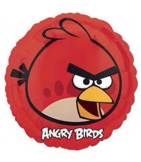 Angry Birds Red Foil Mylar Balloon (1ct)