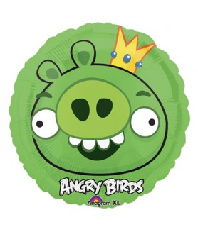 Angry Birds King Pig Foil Mylar Balloon (1ct)