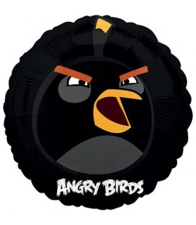Angry Birds Bomb Foil Mylar Balloon (1ct)