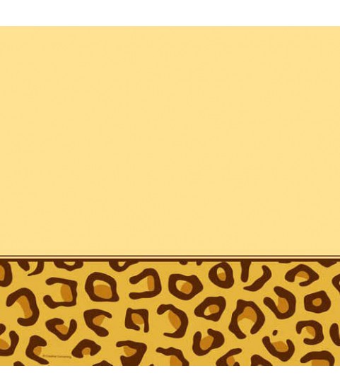 Leopard Animal Print Plastic Table Cover (1ct)