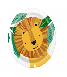 Jungle 'Animal Safari' Small Paper Plates (8ct)