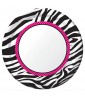 Zebra Stripes 'Pink Zebra Boutique' Animal Print Large Paper Plates (8ct)