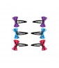 Zebra Stripes Hair Bow Clips / Favors (6ct)