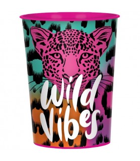 Birthday 'Wild Child' Reusable Plastic Cups (2ct)
