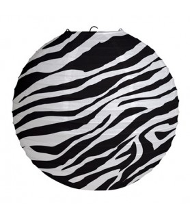 Zebra Stripes Animal Print Paper Lantern (1ct)