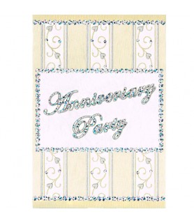 Anniversary Supplies 'Dazzling Anniversary' Invitations w/ Env.  (8ct)