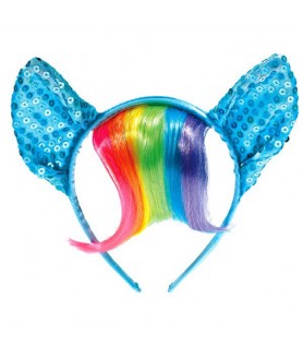 My Little Pony Rainbow Headband w/ Ears (1ct)