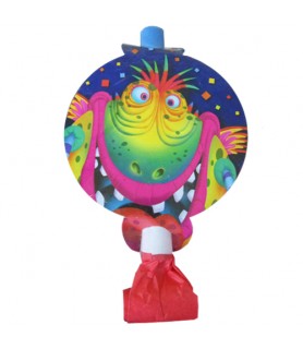 Happy Birthday 'Monster Party' Blowouts / Favors (8ct)